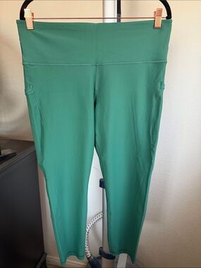 Athleta Green High-Rise Leggings